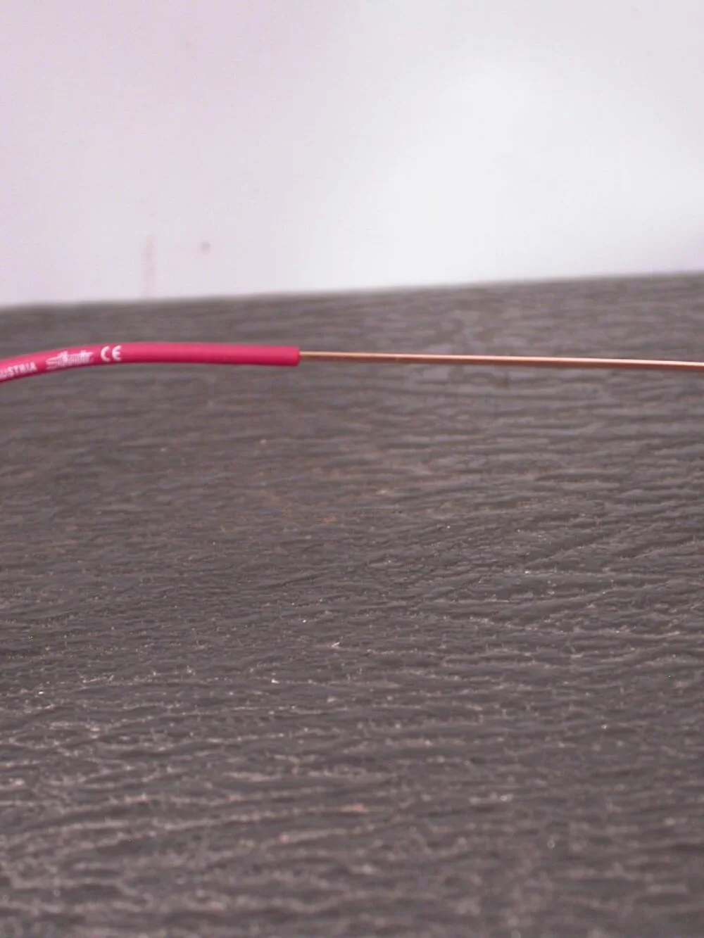 Silhouette Titan Frameless Red and Gold Wire Eyeglasses Made in Austria